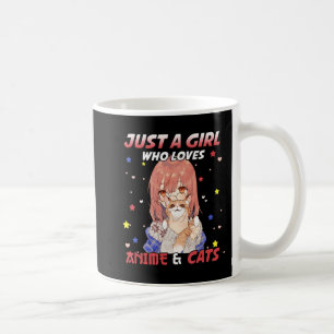 Taza De Café Solo un Chica que ama a Anime y le da un regalo a