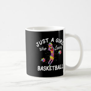 Taza De Café Sólo un Chica que ama a Bysketbyll