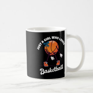 Taza De Café Sólo un Chica que ama a Bysketbyll - Chica de Bysk
