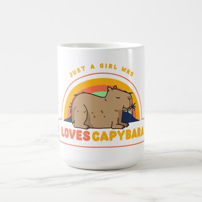 Taza De Café Sólo un Chica que ama a Capybaras (Centro)