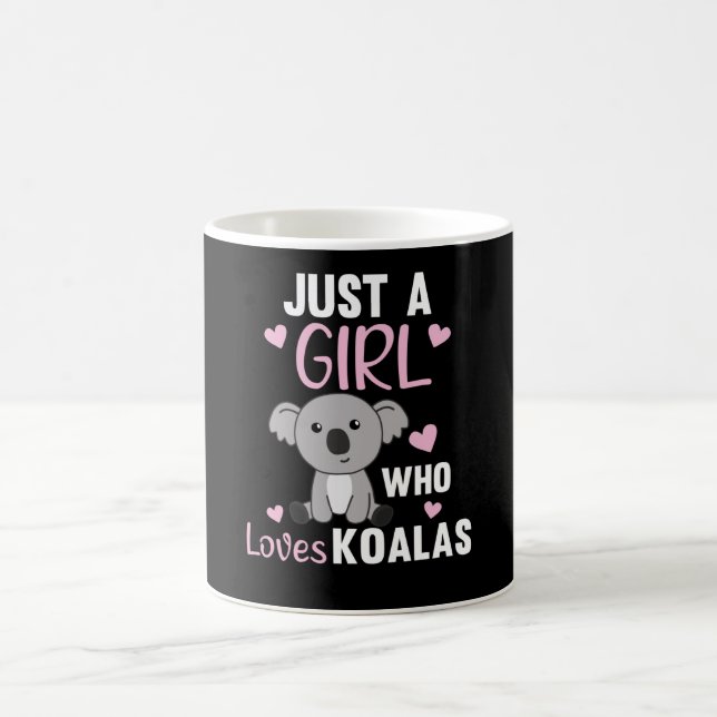 Taza De Café Solo un Chica que ama a Koalas Cute Koala (Centro)
