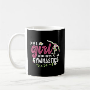 Taza De Café Sólo un Chica que ama a la gimnasta de gimnasia