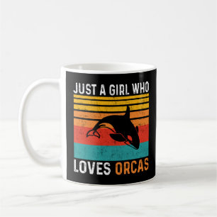 Taza De Café Sólo un Chica que ama a las orcas 2024