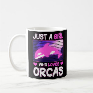 Taza De Café Sólo un Chica que ama a las orcas - amor a la orca