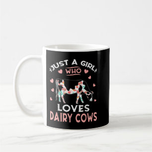 Taza De Café Solo un Chica que ama a las vacas lecheras es un r