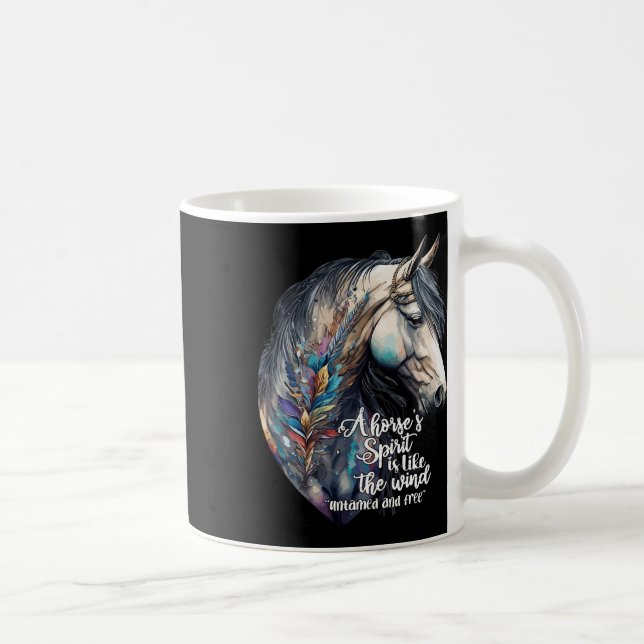 Taza De Café Sólo Un Chica que ama a los caballos. (Derecha)
