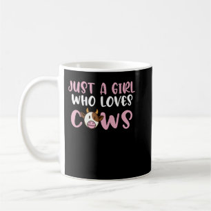 Taza De Café Sólo un Chica que ama a los criadores de vacas car