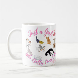Taza De Café Sólo un Chica que ama a los gatos