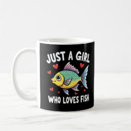 Taza De Café Sólo un Chica que ama a los peces