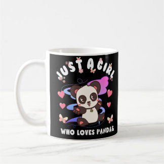 Taza De Café solo un chica que ama a panda