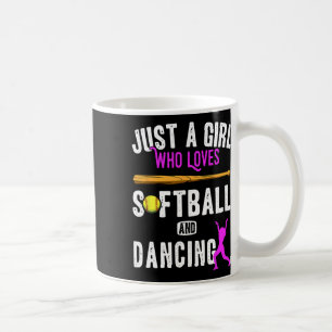 Taza De Café Solo Un Chica Que Ama El Baile Y Los Niños De Soft