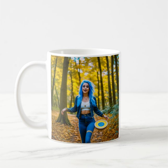 Taza De Café Sólo un Chica que ama el disco de golf (Izquierda)