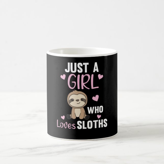 Taza De Café Sólo un Chica que ama la cosecha de animales de la (Centro)