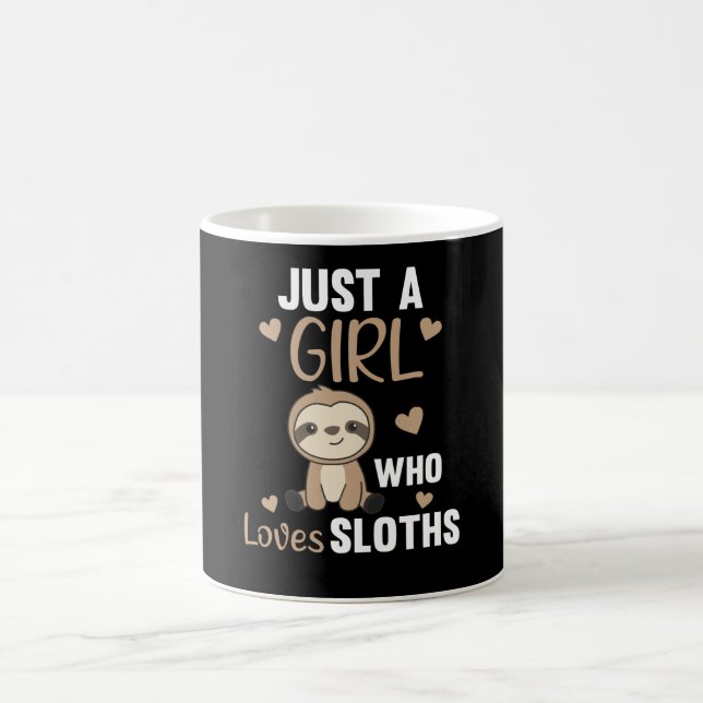 Taza De Café Sólo un Chica que ama la cosecha de animales de la (Centro)