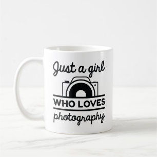 Taza De Café Solo un Chica que ama la fotografía