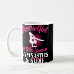 Taza De Café Sólo un Chica que ama la gimnasia y las gimnasias