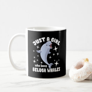 Taza De Café Sólo un chica que ama las ballenas beluga