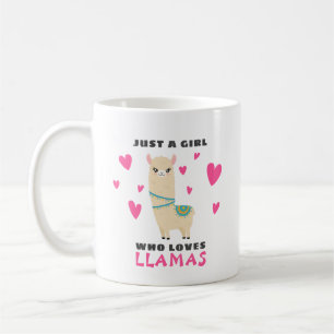 Taza De Café Sólo un Chica que ama las Llamas