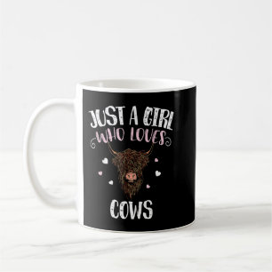 Taza De Café Sólo un Chica que ama las vacas de Highland - Grac