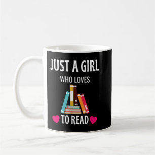 Taza De Café Solo Un Chica Que Ama Leer El Lombargo De Un Libro