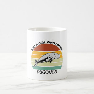 Taza De Café Sólo un chica que ama los dugongs