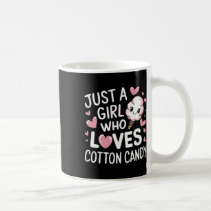 Taza De Café Sólo Un Chica Que Ama Los Huesos De La Vela De Alg