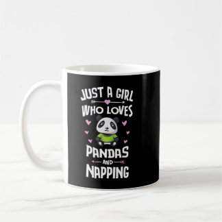 Taza De Café Solo Un Chica Que Ama Pandas Y Ama A Las Mujeres D