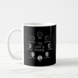 Taza De Café Solo un espacio lunar de fase lunar de la luna