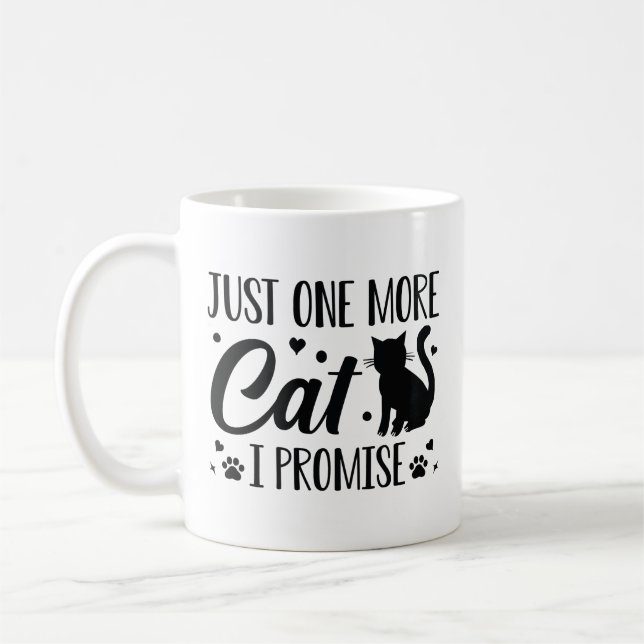 Taza De Café Sólo un gato más que prometo (Izquierda)