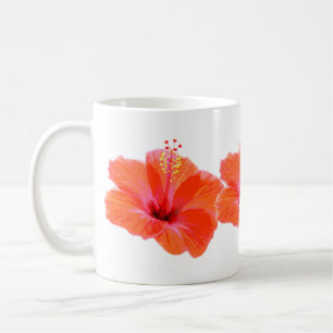 Taza De Café Sólo un Hibiscus Blossom + tu texto e ideas