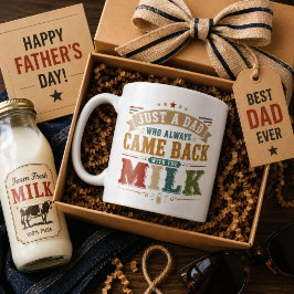 Taza De Café Solo un papá que siempre volvía con la leche