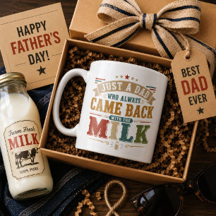 Taza De Café Solo un papá que siempre volvía con la leche