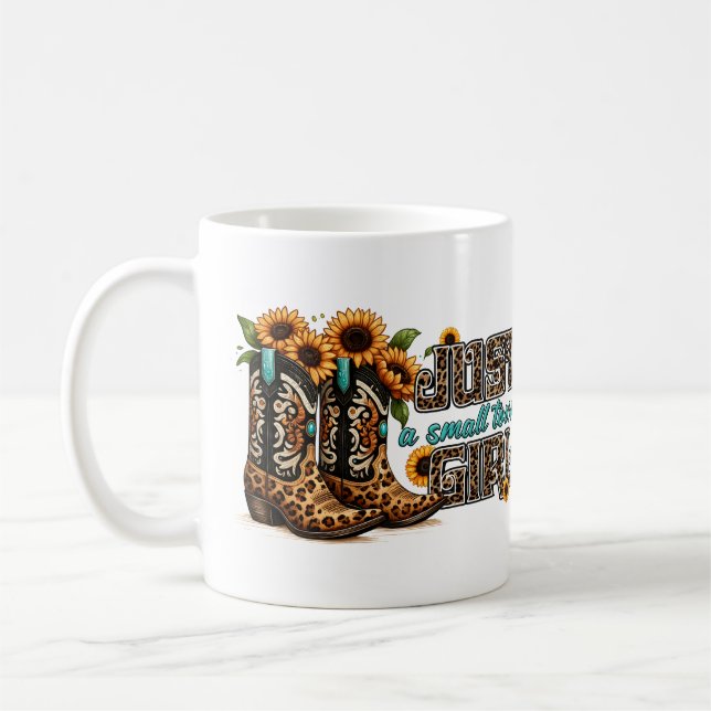 Taza De Café Solo un pequeño pueblo con arranque personalizado (Izquierda)