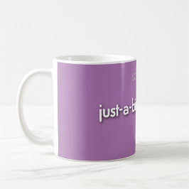 Taza De Café ¡solo-un-poco-de-problemas! - blanco sobre rosa