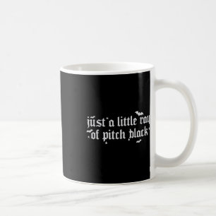Taza De Café Sólo Un Rayo De Pitch Black Halloween Tocante