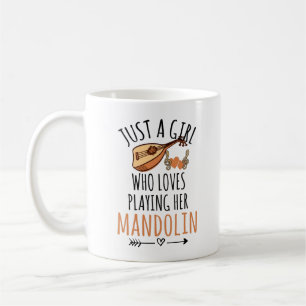 Taza De Café Sólo Una Chica A La Que Le Encanta Jugar A Su Mand