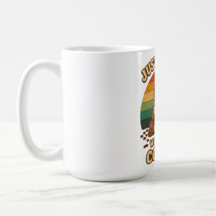 Taza De Café Sólo Una Chica Que Ama El Café Divertido Sloth Ret
