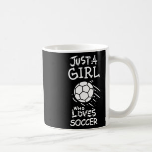 Taza De Café Solo una chica que ama el fútbol