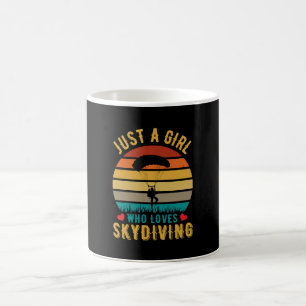 Taza De Café solo una chica que ama el paracaidismo