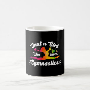 Taza De Café Sólo una chica que ama la gimnasia