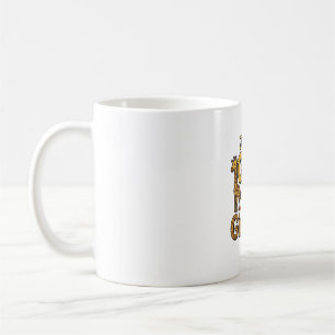 Taza De Café Sólo una chica que ama las jirafas diseño vectoria