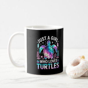 Taza De Café Sólo una chica que ama las Tortugas