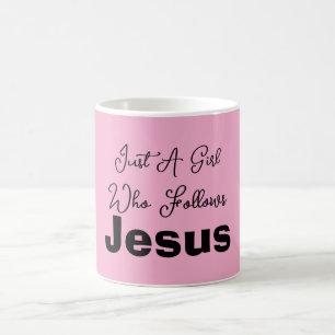 Taza De Café Sólo una chica que sigue a Jesús