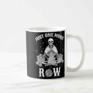 Taza De Café Solo una fila más Esqueleto de ganchillo Tejiendo