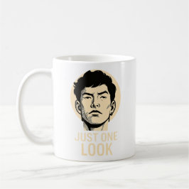 Taza De Café Sólo una mirada - Declaración Minimalista Mug