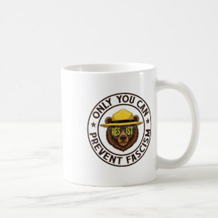 Taza De Café Sólo Usted Puede Evitar El Oso Fascista Resistir A