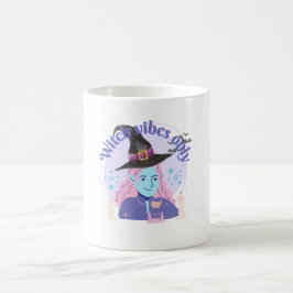 Taza De Café Solo vibraciones estéticas de Halloween Mug