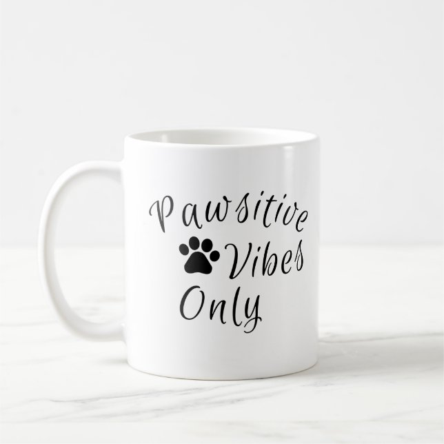 Taza De Café Sólo vibraciones positivas (Izquierda)