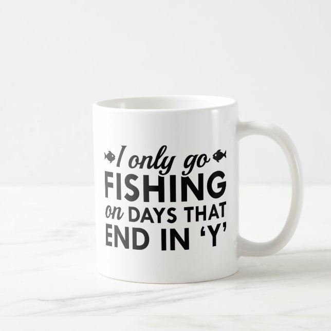 Taza De Café Solo Voy A Pescar (Derecha)