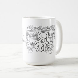 Taza De Café Sólo yo y mis plantas